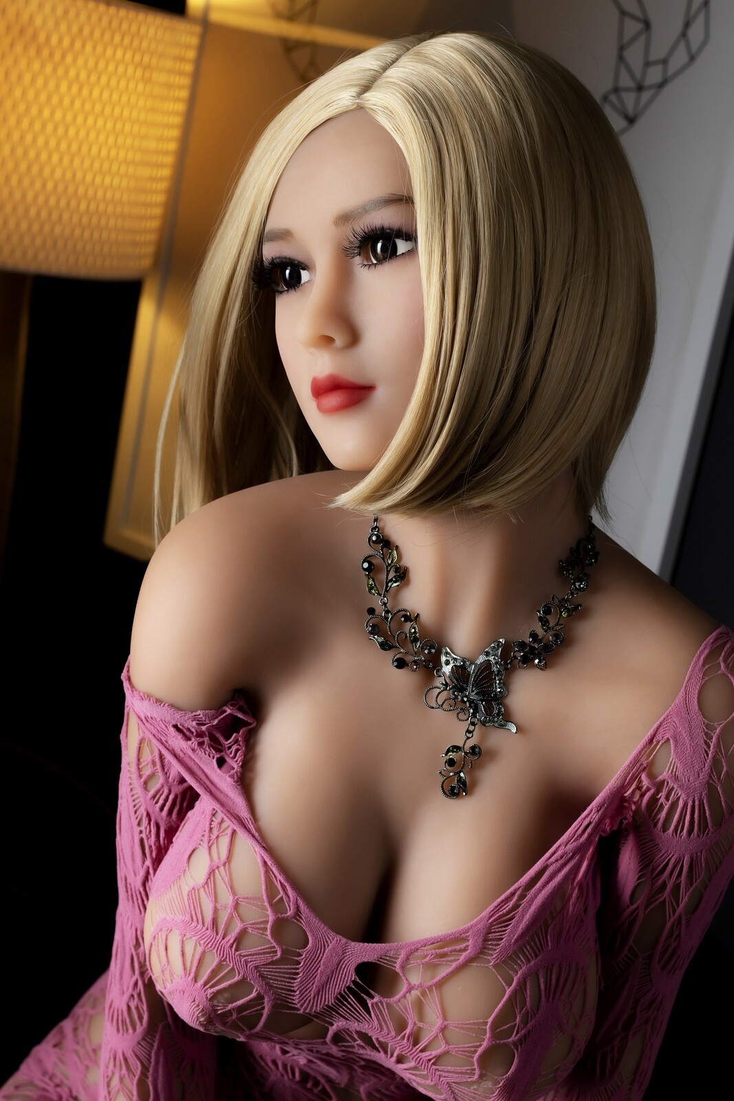 155cm Blonde Small Breasts Big Ass Realistic Love Doll
