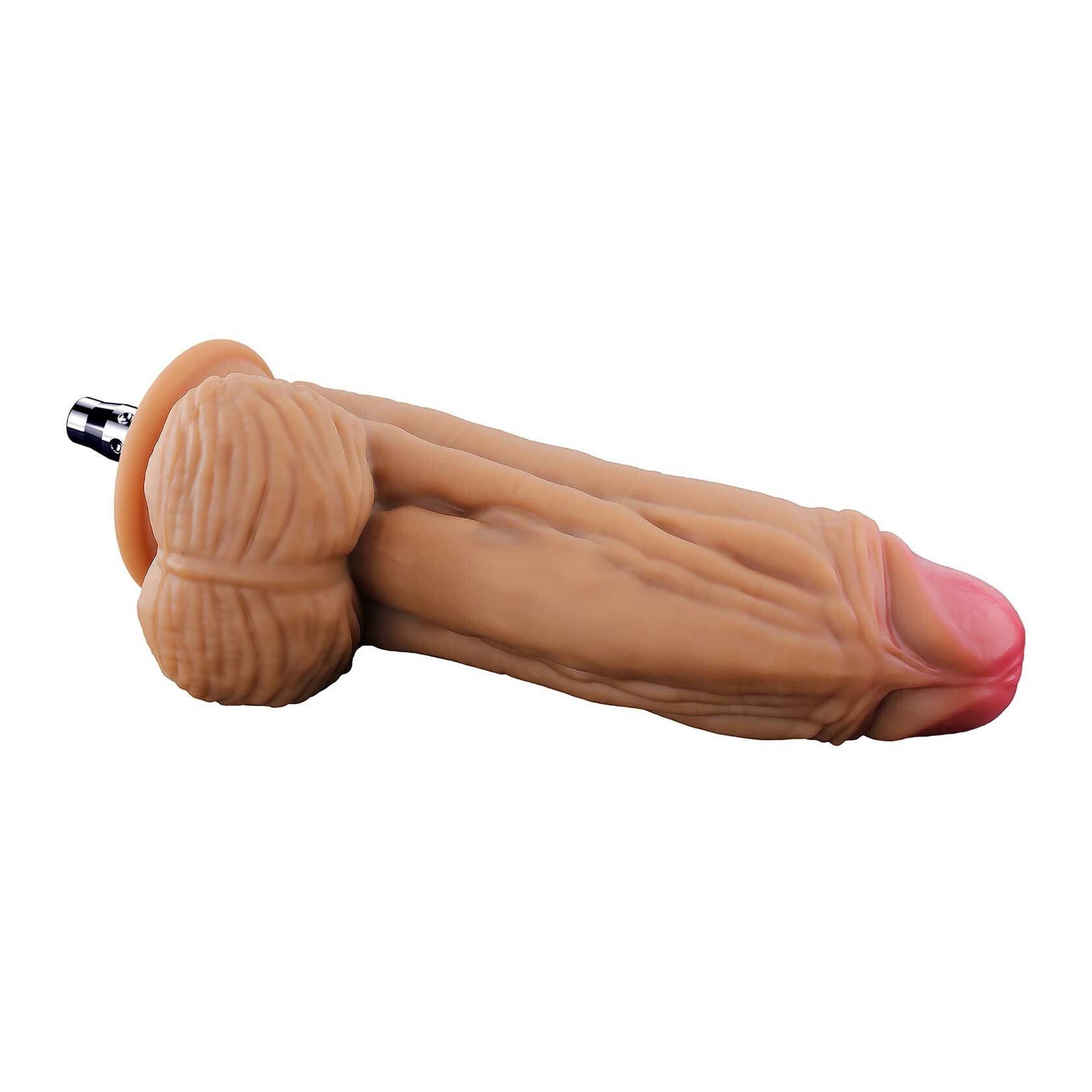 8.9inch Gigantic Thick Fat Cock Silicone Dildo with Balls for Jessky Sex Machines