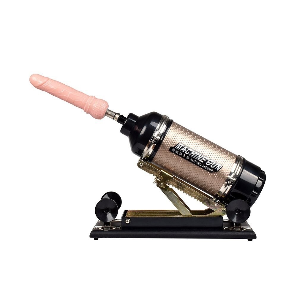  Automatic Sex Machine Gun for Women with Two Big Dildo Attachments For Women