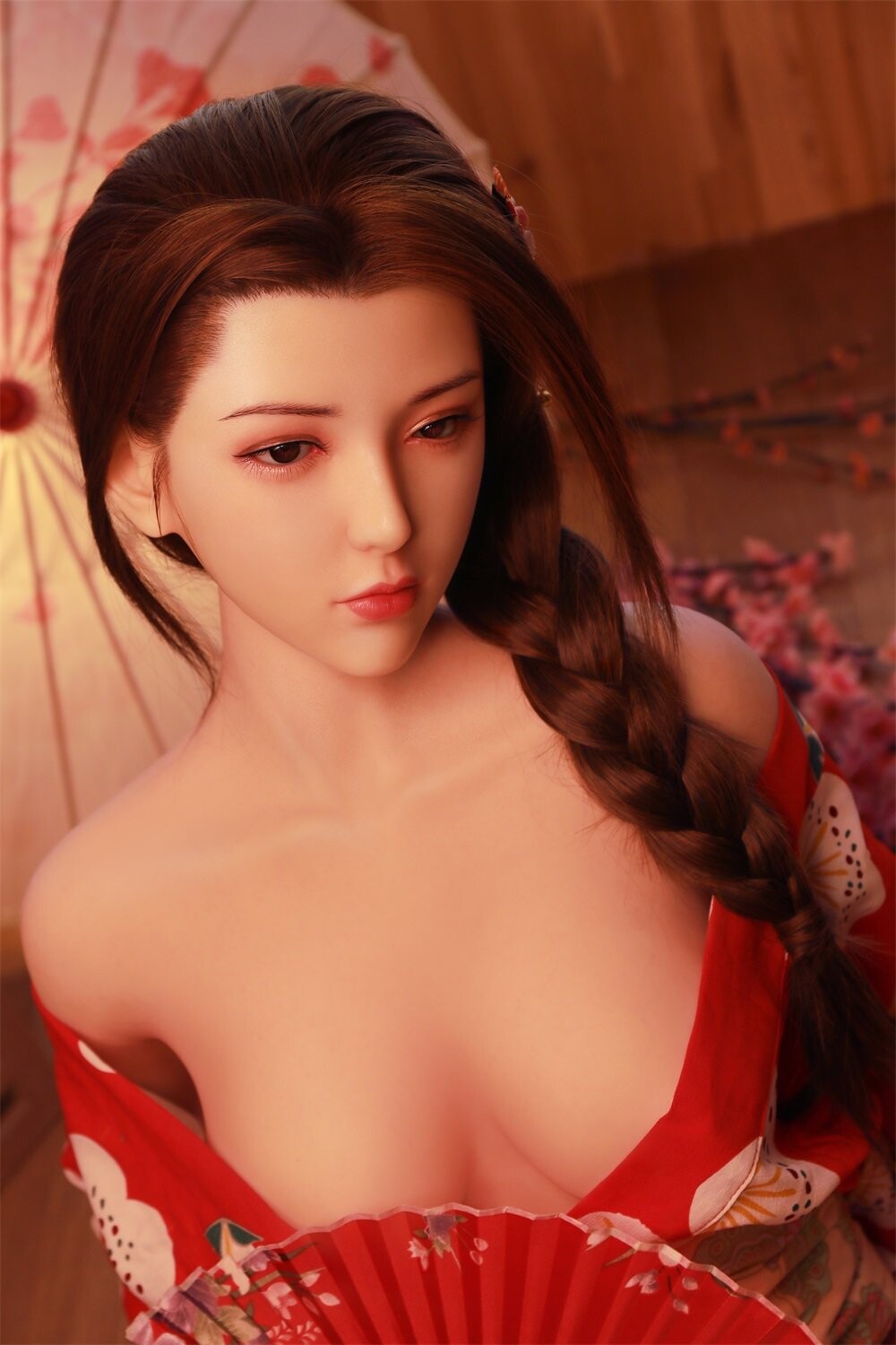 Big breasts silicone love doll with real 3 holes lifelike adult sex doll 5ft5/165cm