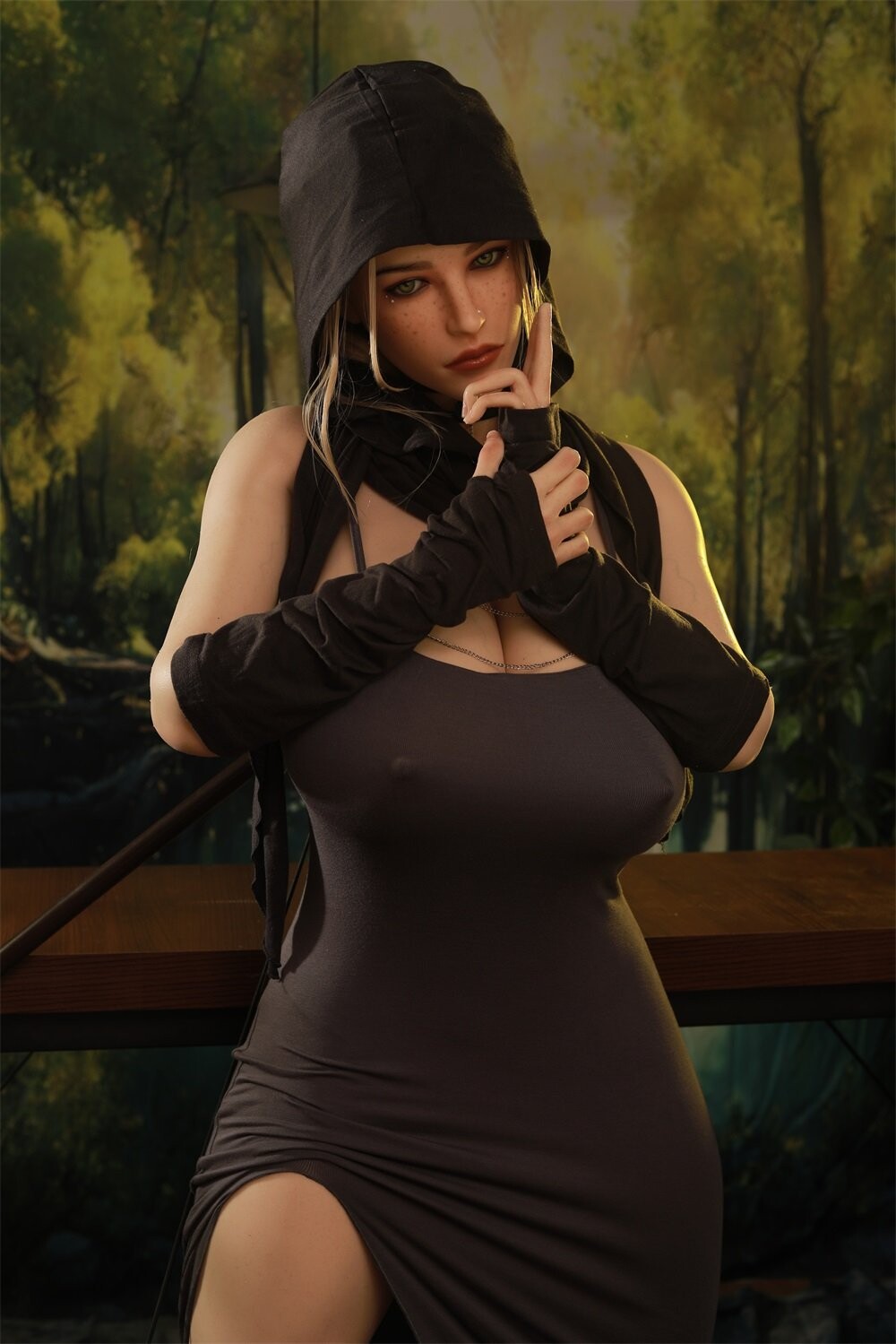 Full Silicone Doll with Huge Boobs Realistic Detail 175cm/5ft9