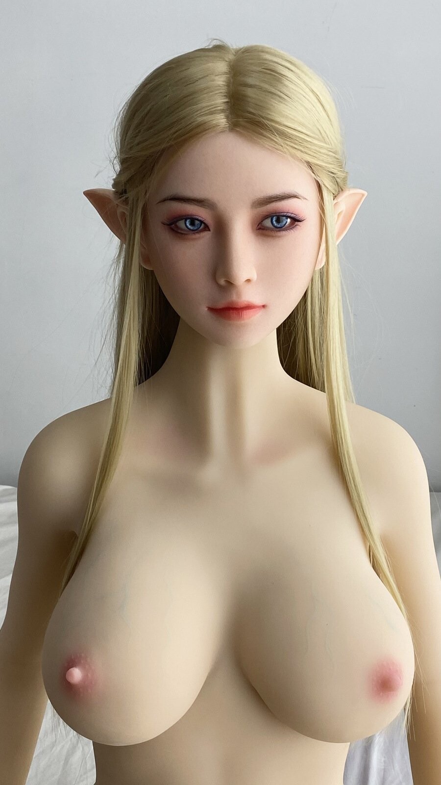 Lifelike silicone sex doll with metal skeleton and realistic sexy toy for adults 5.51ft/168cm