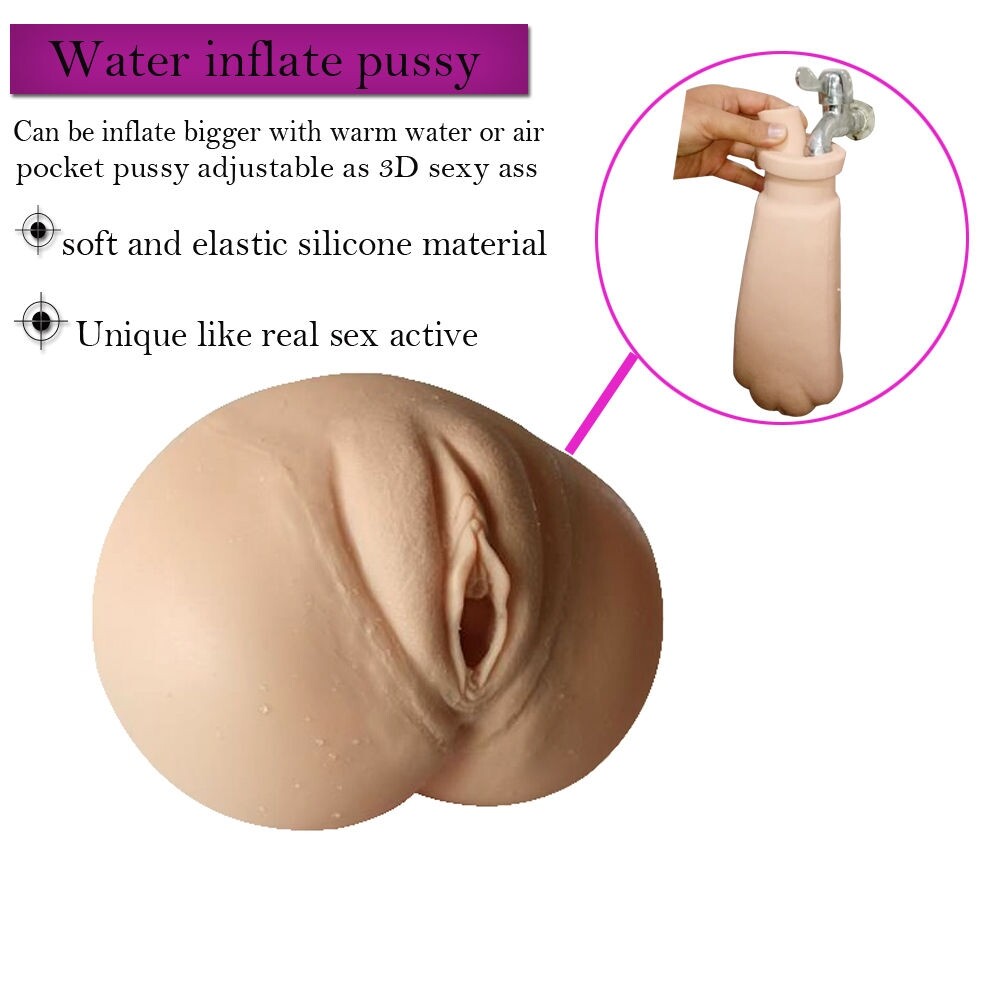 Realistic Water Pocket Pussy Air Vagina 3d Ass inflatable masturbator Big Toys