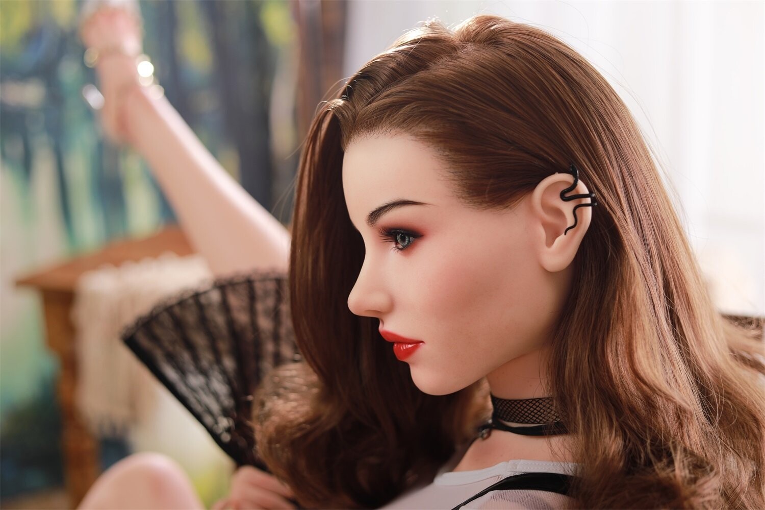 Tall 170cm Full Silicone Sex Doll Featuring Huge Boobs and Realistic Feel