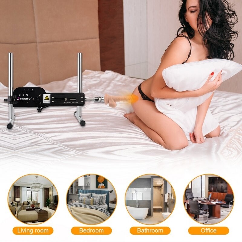 Upgraded Sex Machine APP and Remote Controlled Machine With Two Dildo