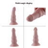 6.3" Silicone Anal Plug for Premium Sex Machine with Quick Air Connector,5.5" Insertable Length