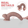 8.6inch Realistic Penis Cock with Suction Cup Silcone Dong with Ball