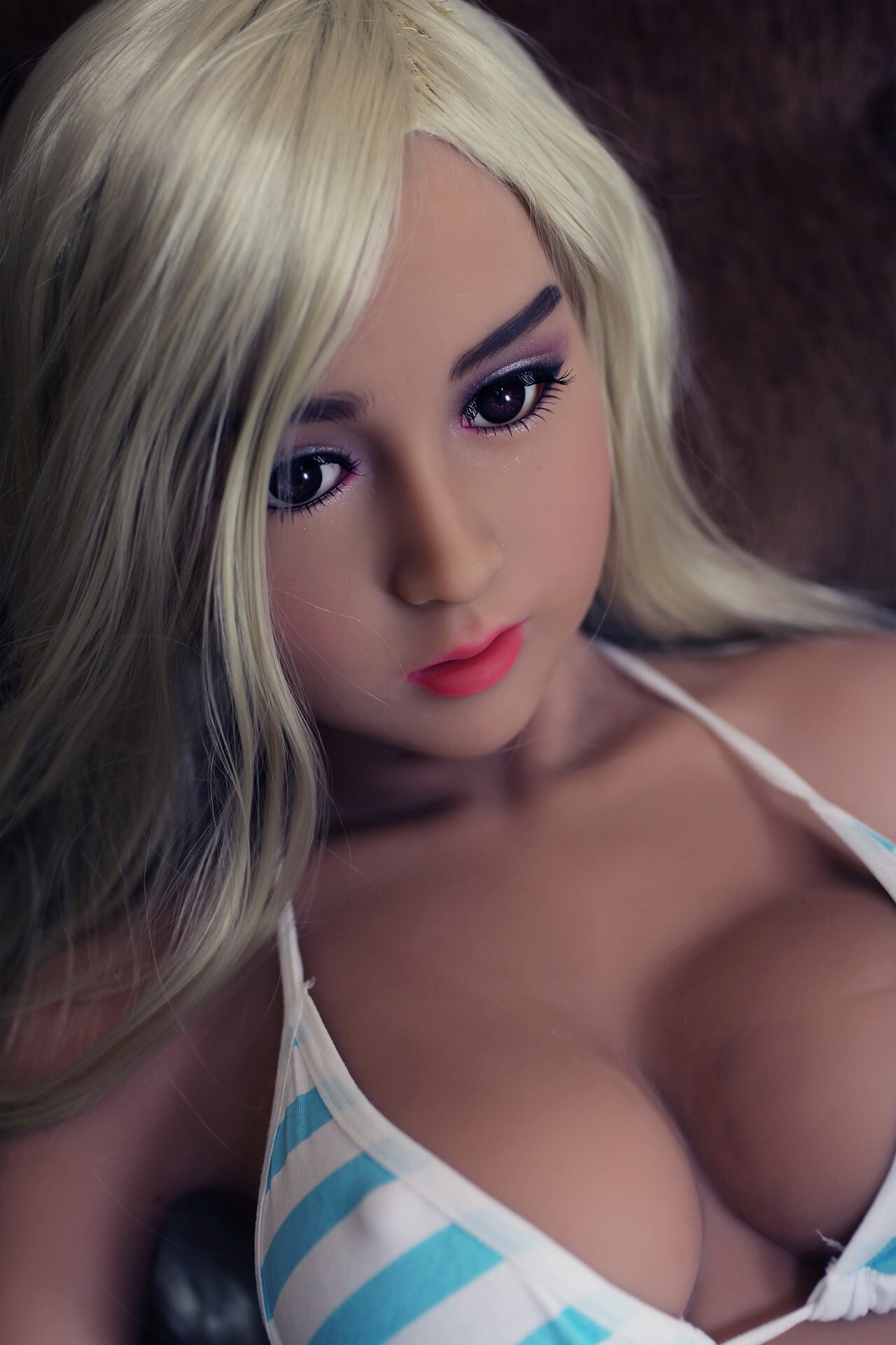 Poupée de sexe réaliste en silicone 148cm poupée japonaise d'amour poupée de gros seins poupée de sexe
