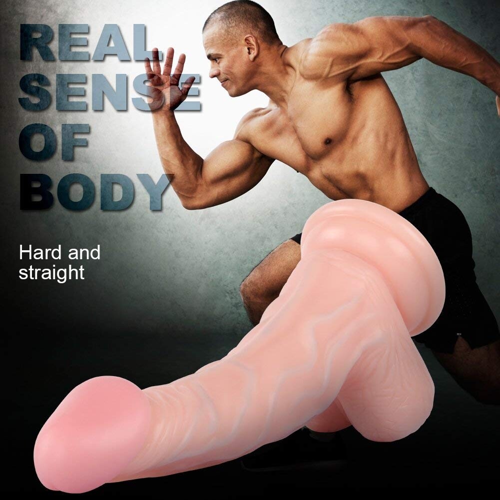 7.48inch Dildo with Suction Cup for Women, Realistic Firm Cock