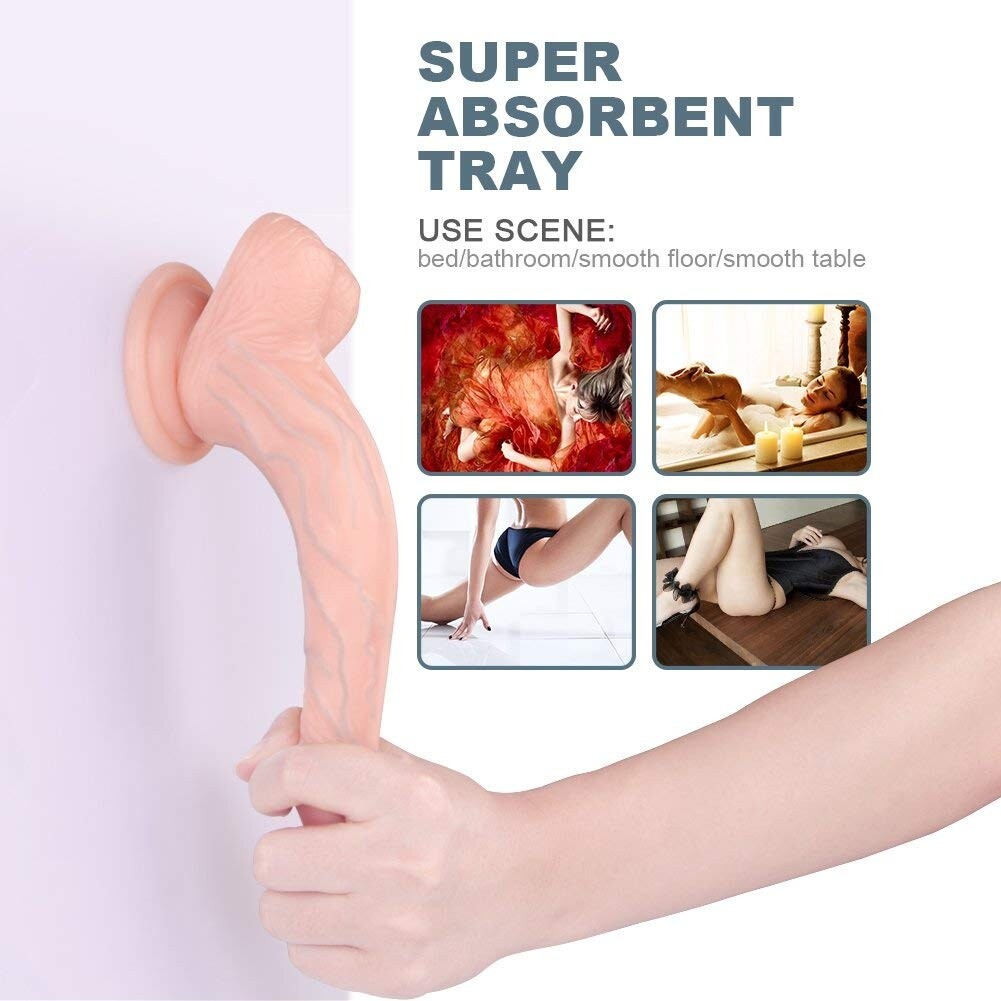 7.48 pouces Dildo avec ventouse pour femmes, réaliste et ferme