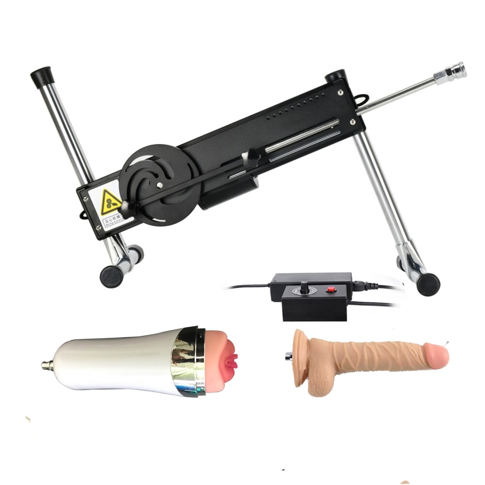 Machine à sexe premium pour couples avec cup vagina et gros accessoires de gode