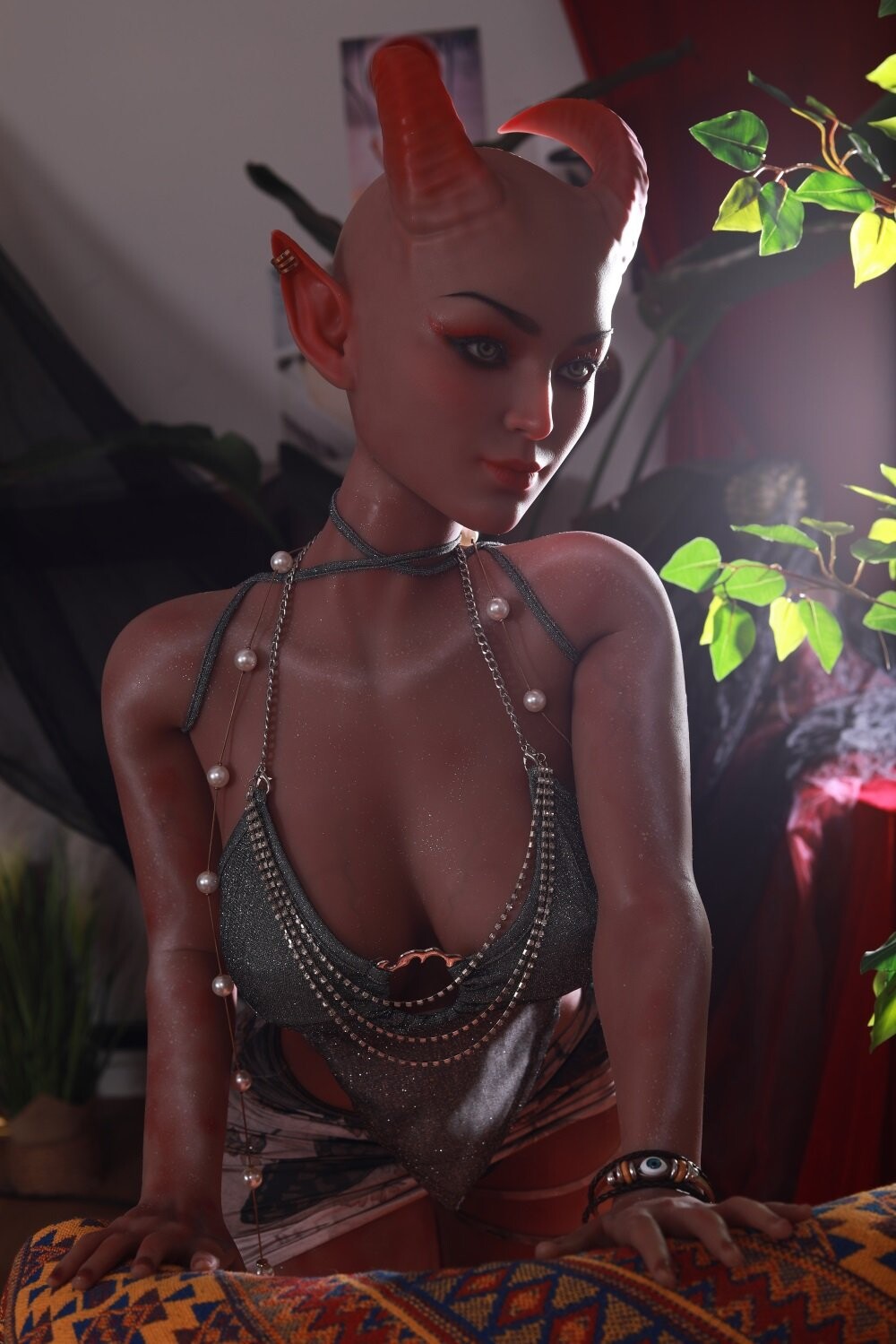 Poupée sexuelle fantastique elfe premium avec des caractéristiques détaillées