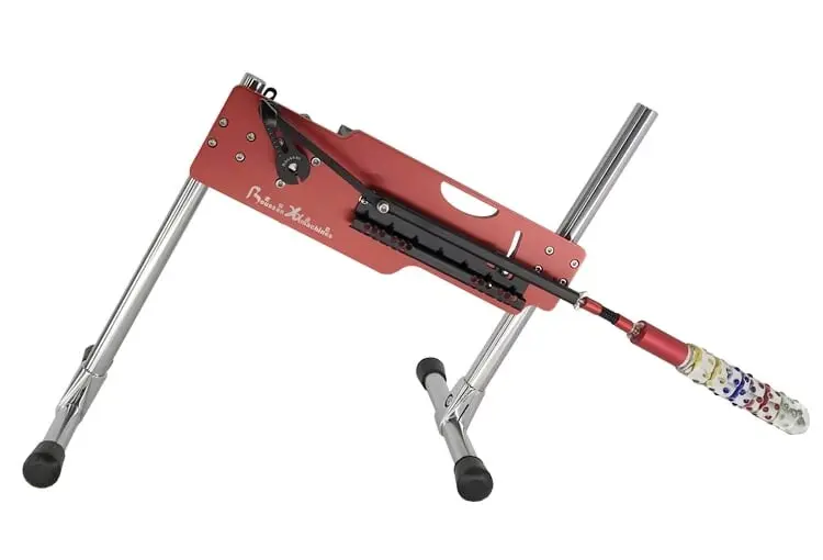 Nouvelle arrivée - Offre spéciale de réduction : Machine à sexe intelligente 6 vitesses avec télécommande sans fil, couleur rouge/noir