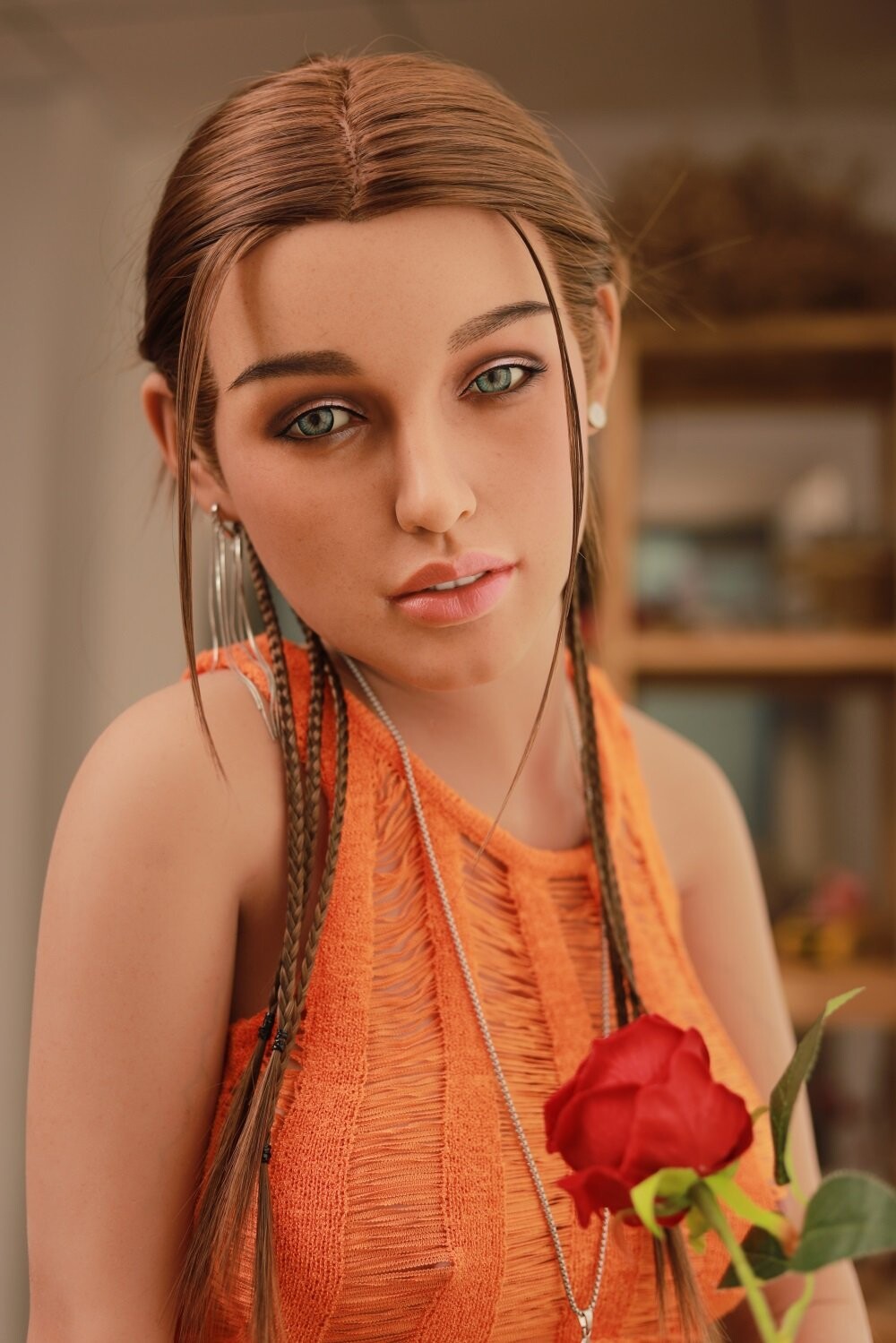 Poupée sexuelle réaliste en silicone pleine de 170 cm avec de gros seins pour hommes