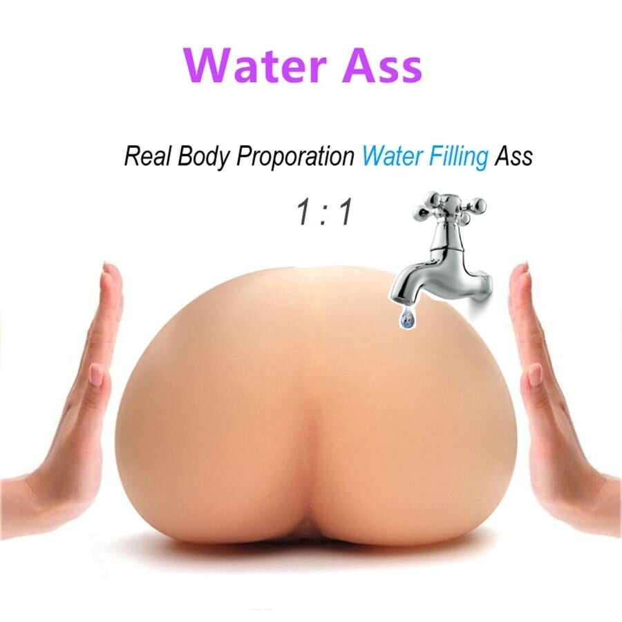 Vraie poche d'eau réaliste, vagin d'air, masturbateur gonflable 3D, gros jouets