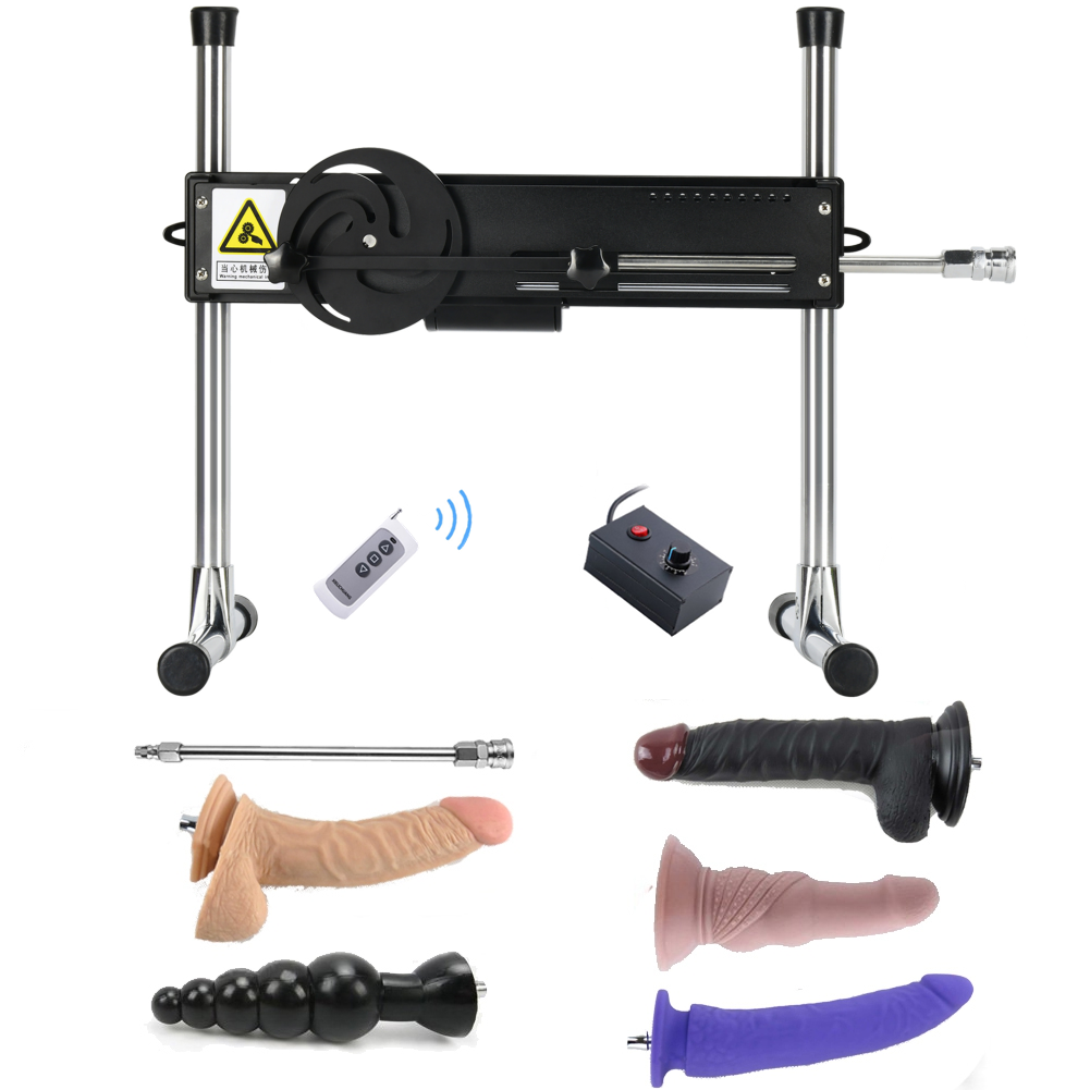 Machine à sexe télécommandée 120W avec angle ajustable à 90 degrés et accessoires de gode pour femmes