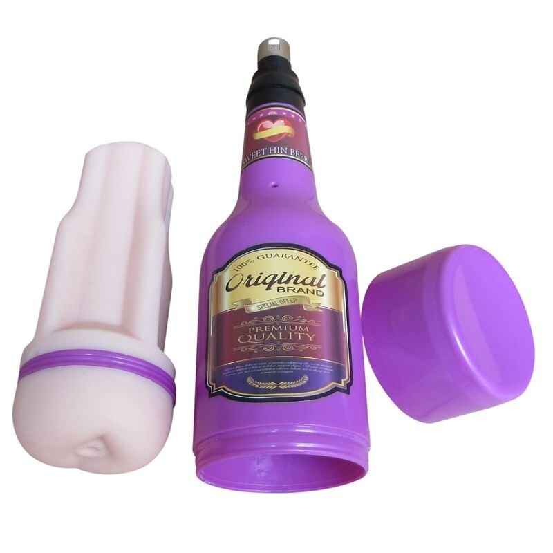 Machine à sexe attachée Masturbation anale masculine Tasse à bière sexuelle pour hommes