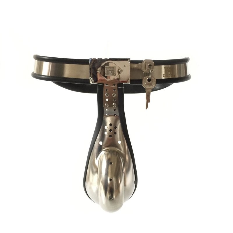 Jouets sexuels pour hommes Ceinture de chasteté avec cage pour pénis en forme de T Dispositif de chasteté