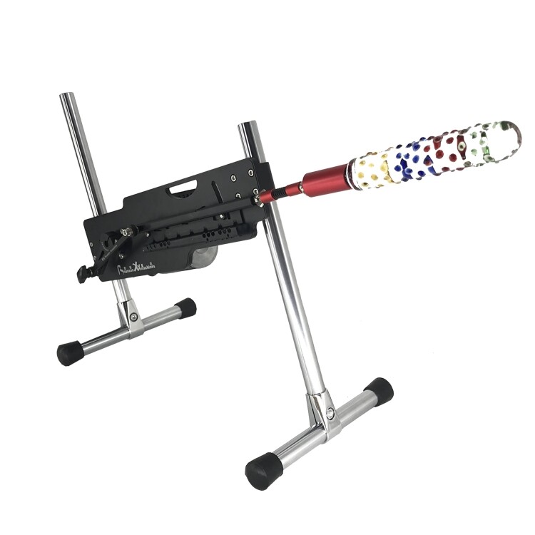 Télécommande intelligente Machine à sexe 6 vitesses avec 3 gros godemichés et ventouse