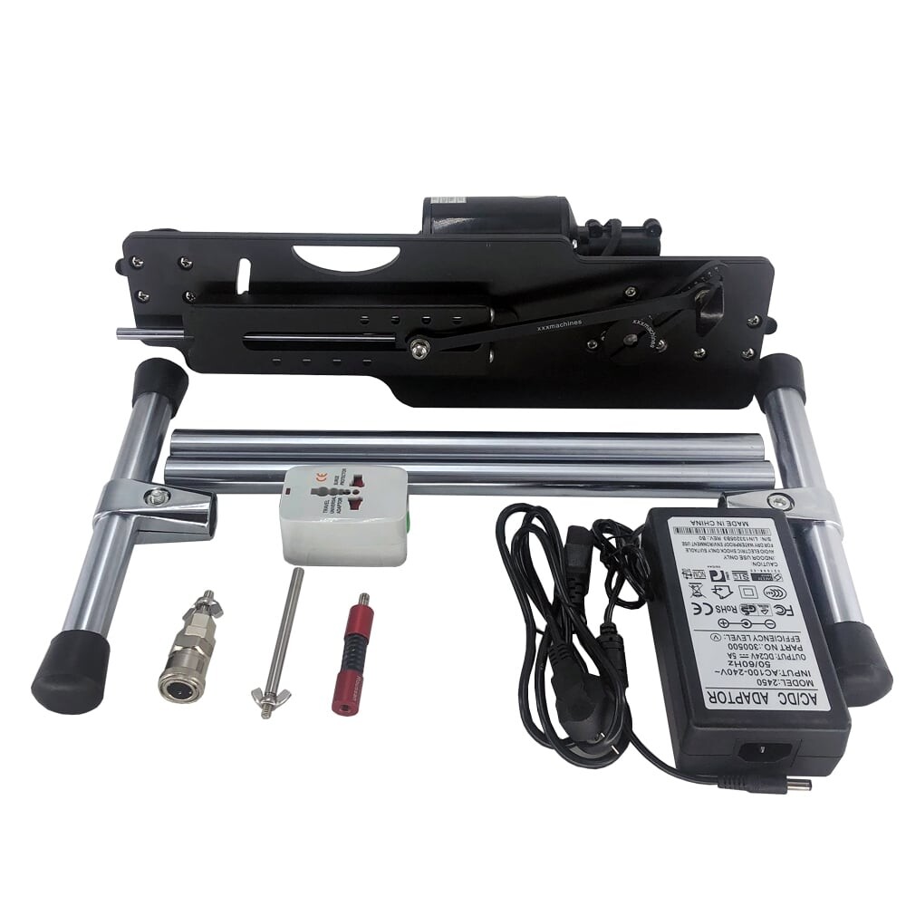 Machine à sexe télécommandée intelligente, 6 vitesses avec 5 gros godemichés, coupe vaginale pour couple