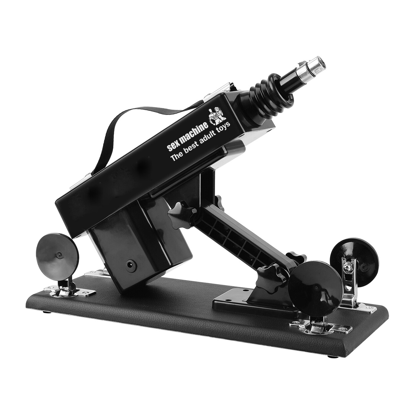 Machine à sexe à poussée avec 8 godemichés et coupe de masturbation