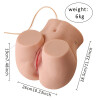 Automatic Realistic Butt Pocket Pussy Ass Hands Free Stroker 6kg/13.22lb