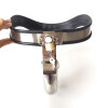 Ceinture de chasteté en acier inoxydable pour homme avec arc, dispositif de chasteté réglable pour taille ajustable