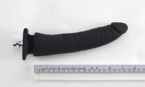 7.5'' Dildo à la sensation dure et lisse conçu spécialement pour le sexe anal, idéal pour les machines à sexe haut de gamme. Couleur noire