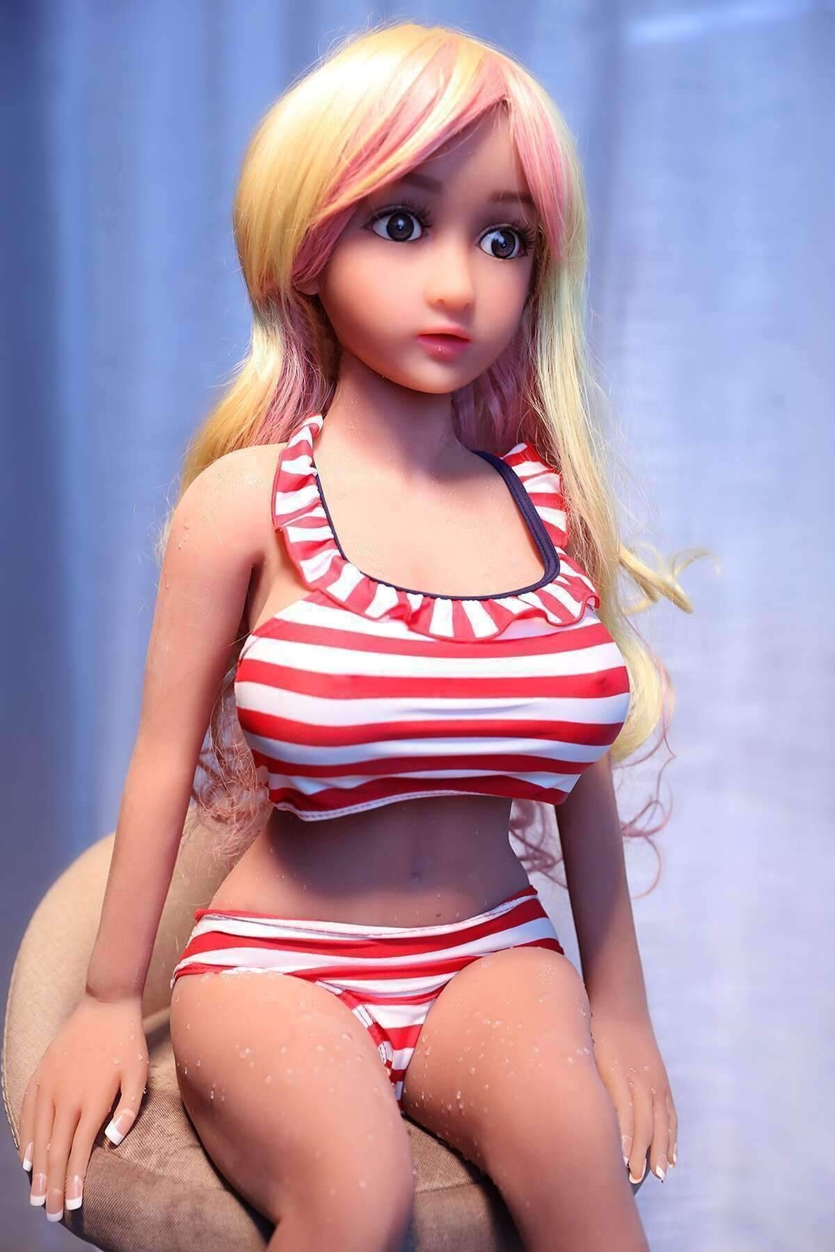 105cm Silicone Sex Doll Big Breast Mini Vagina Adult Sexy Dolls
