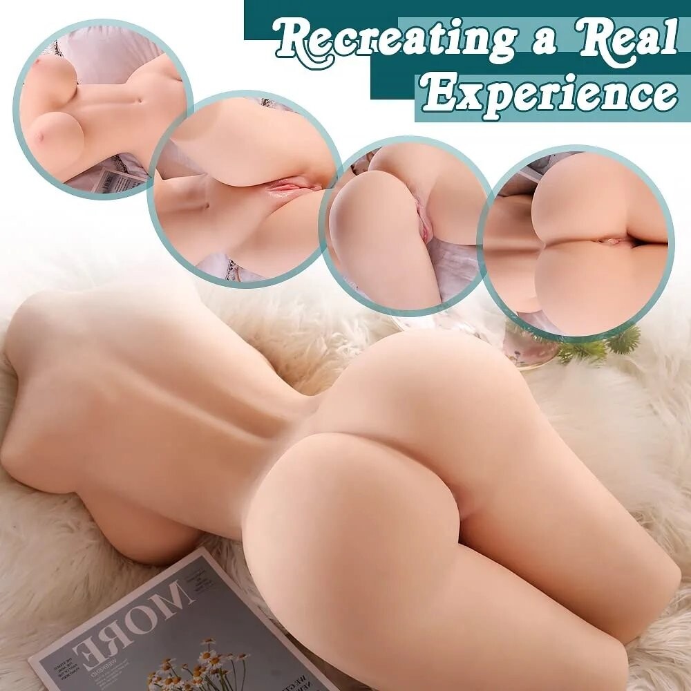 15.21LB/6.9kg 3 in 1 Female Torso with Vaginal Anal Breast for Men Masturbation