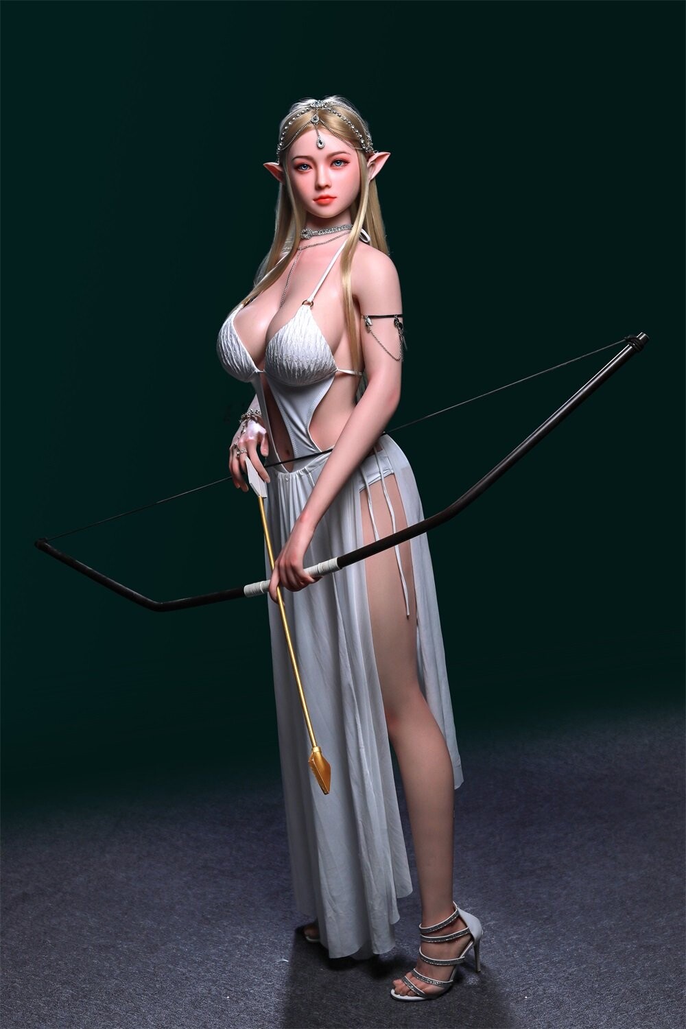 Lifelike silicone sex doll with metal skeleton and realistic sexy toy for adults 5.51ft/168cm