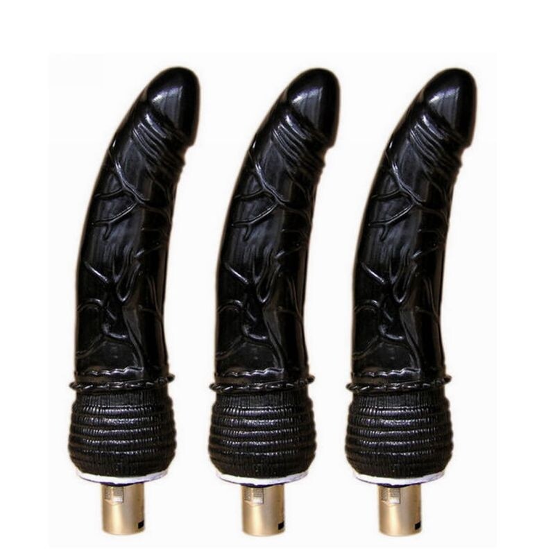 Sex Machine Attachment Black Dildo Diameter 3.5cm Length 18 cm Silicone Dildo