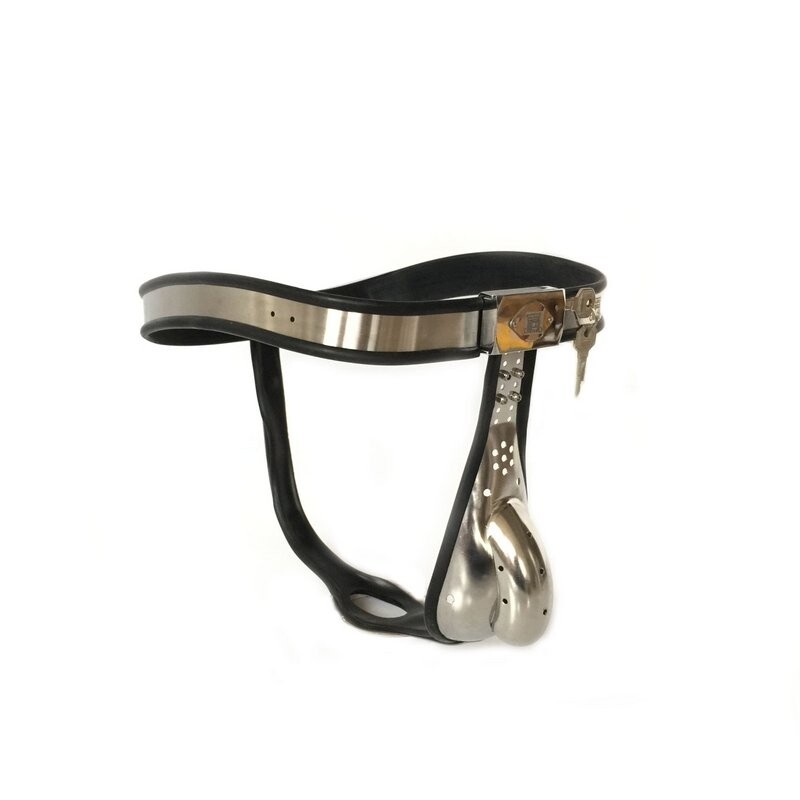 Sex Toys Male Chastity Belt with Cock Cage T-shaped Chastity Device