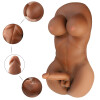 Sex Doll Torso Shemale Queen Tan Sex Dolls 7.3KG /16.09LB 