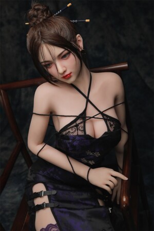 Realistic silicone Head sex doll with oral anal and vaginal holes 170cm/5ft7