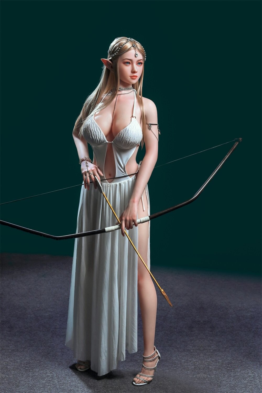 Lifelike silicone sex doll with metal skeleton and realistic sexy toy for adults 5.51ft/168cm