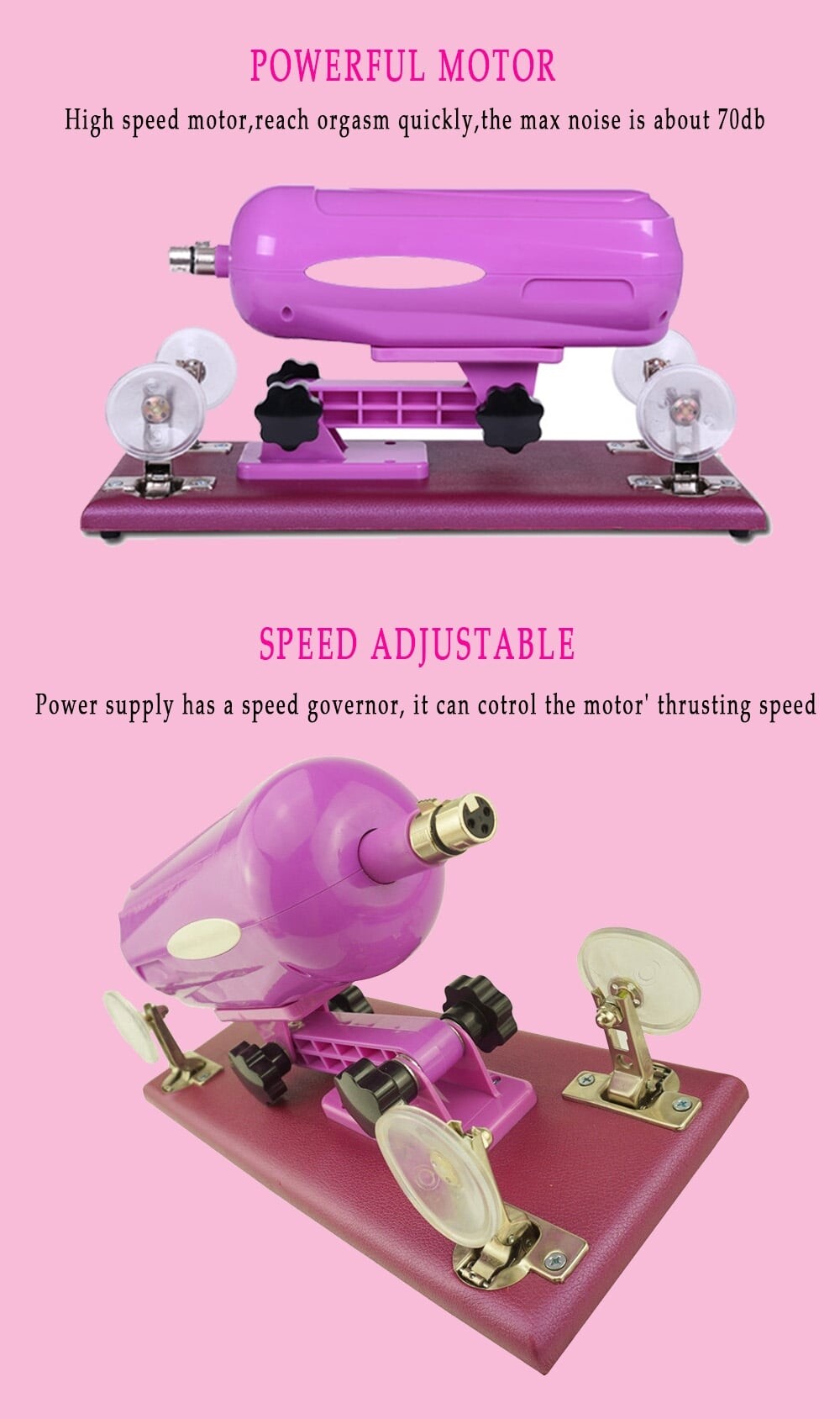 Portable Love Fucking Sex Machine Multi-speed Adjustable