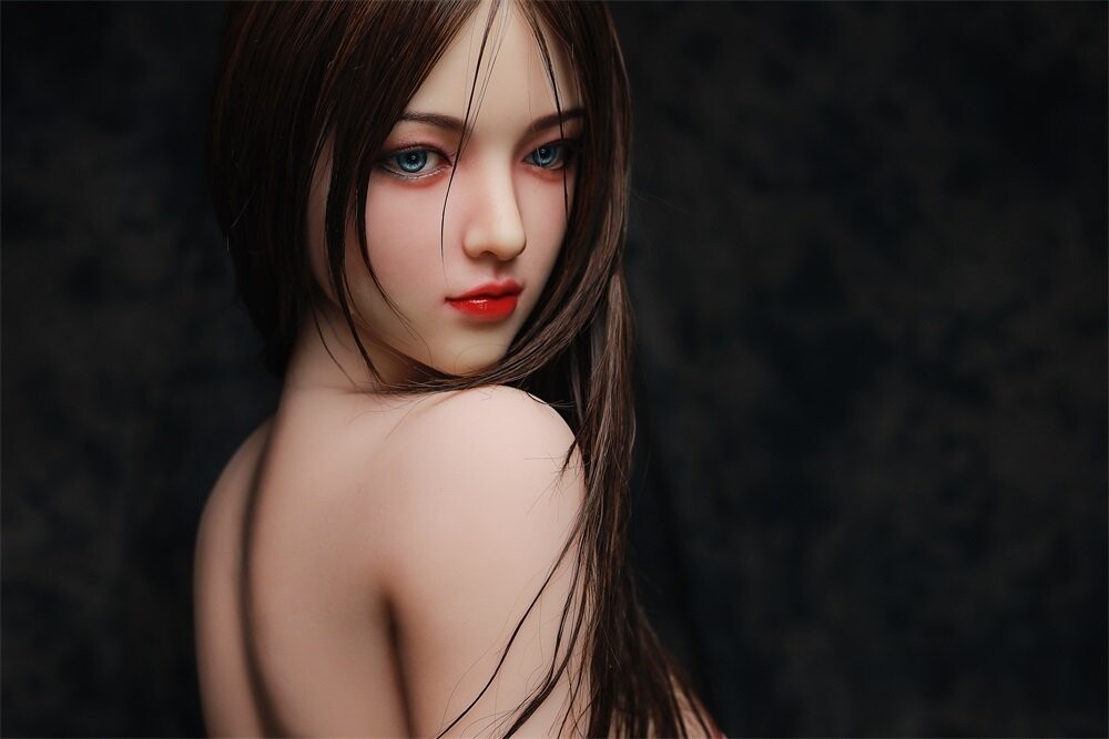 Realistic silicone Head sex doll with oral anal and vaginal holes 170cm/5ft7