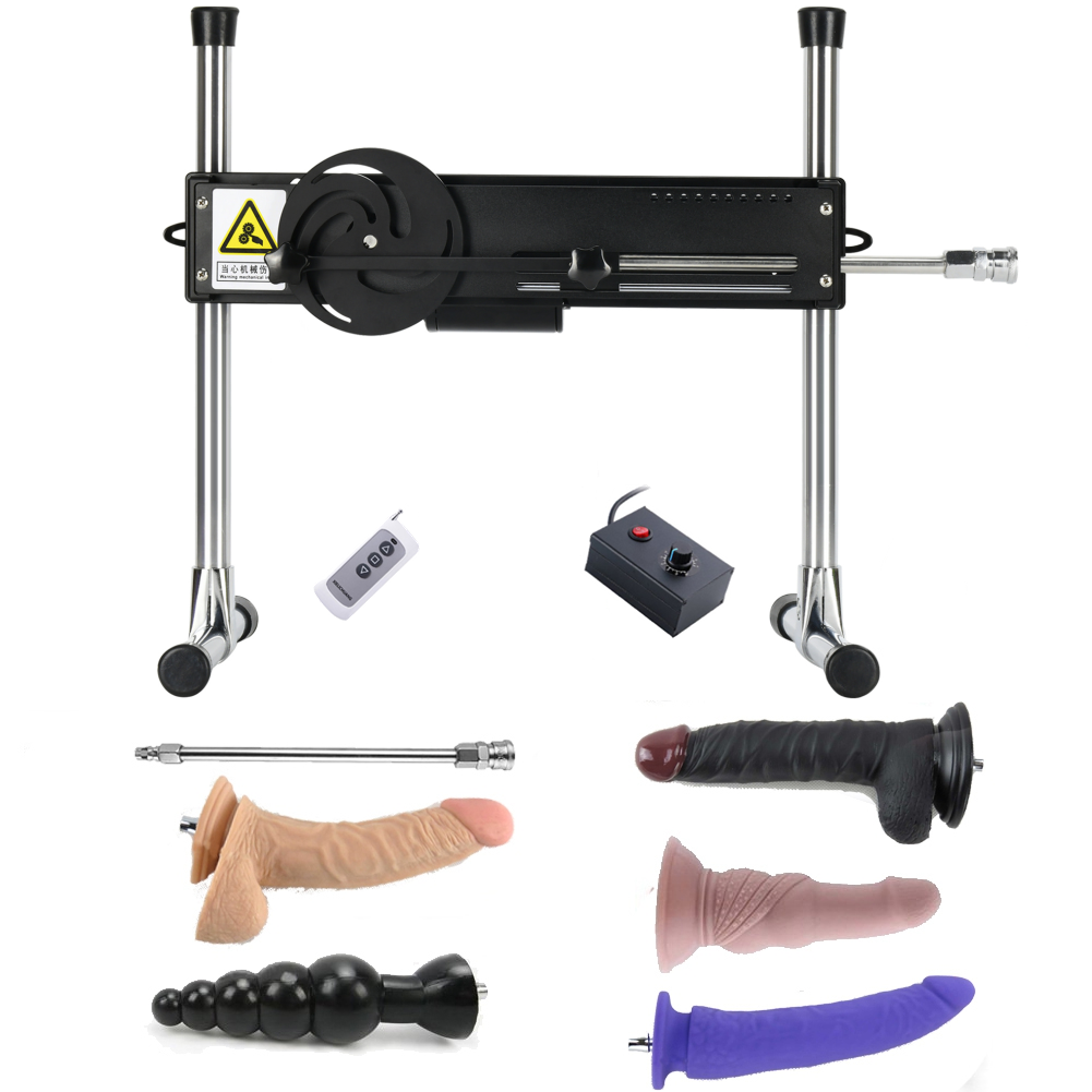 Remote Control Sex Machine 120W 90 Angle Adjustable with Dildos Attachments for Women
