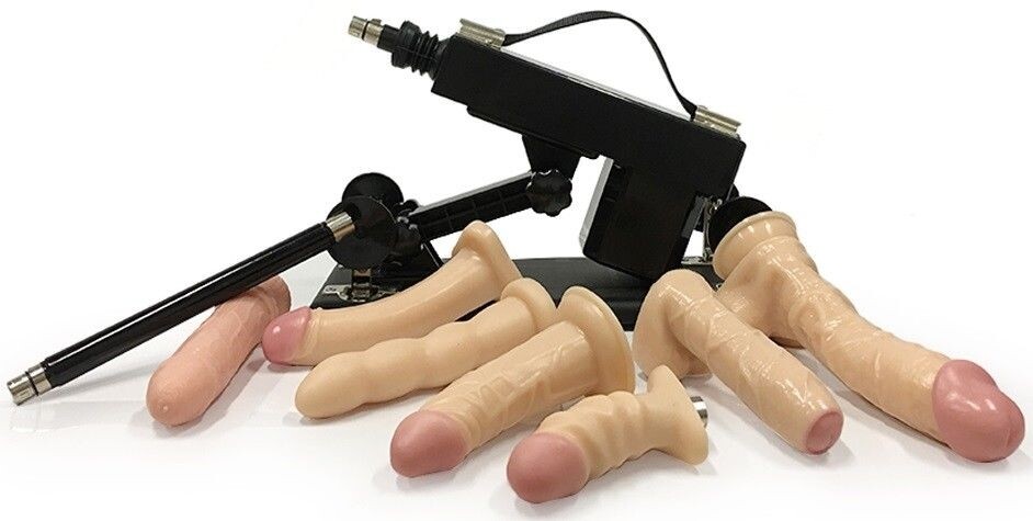 Sex Machine for Female With 7 PCS Dildo Attachments + Extension Tube