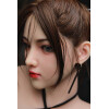 Realistic silicone Head sex doll with oral anal and vaginal holes 170cm/5ft7