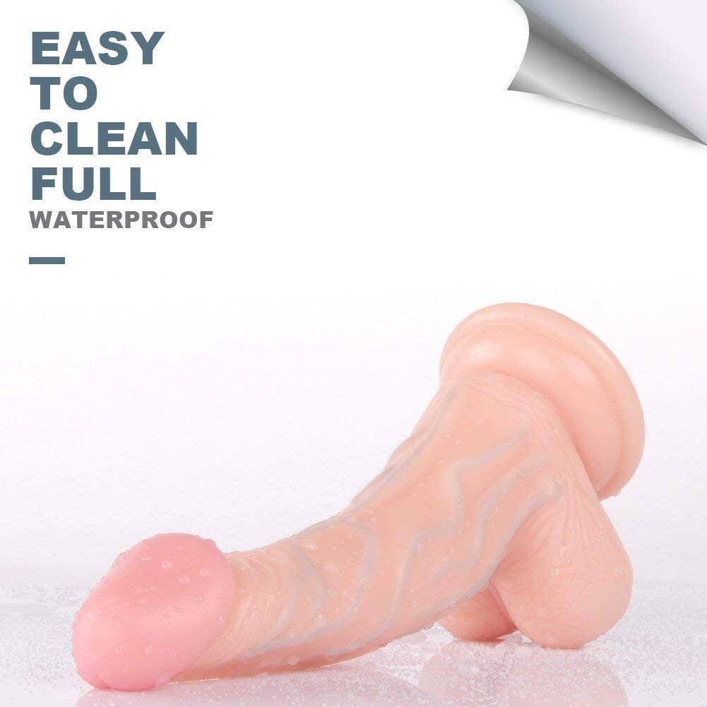 7.48inch Dildo with Suction Cup for Women, Realistic Firm Cock