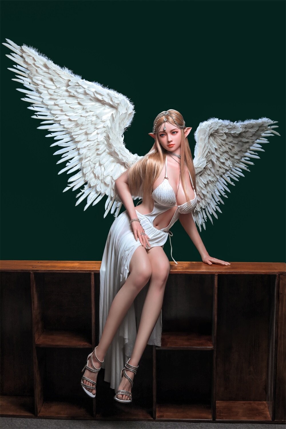 Lifelike silicone sex doll with metal skeleton and realistic sexy toy for adults 5.51ft/168cm