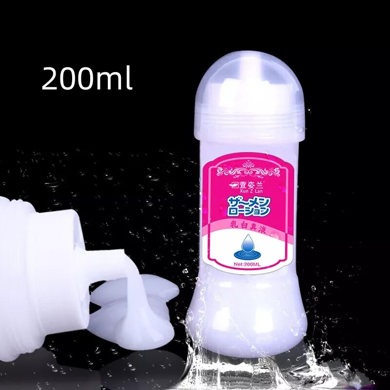 Personal Lubricant Unscented Cum Realistic Semen Water Based Lube Couple Adult 200/300/500ml 