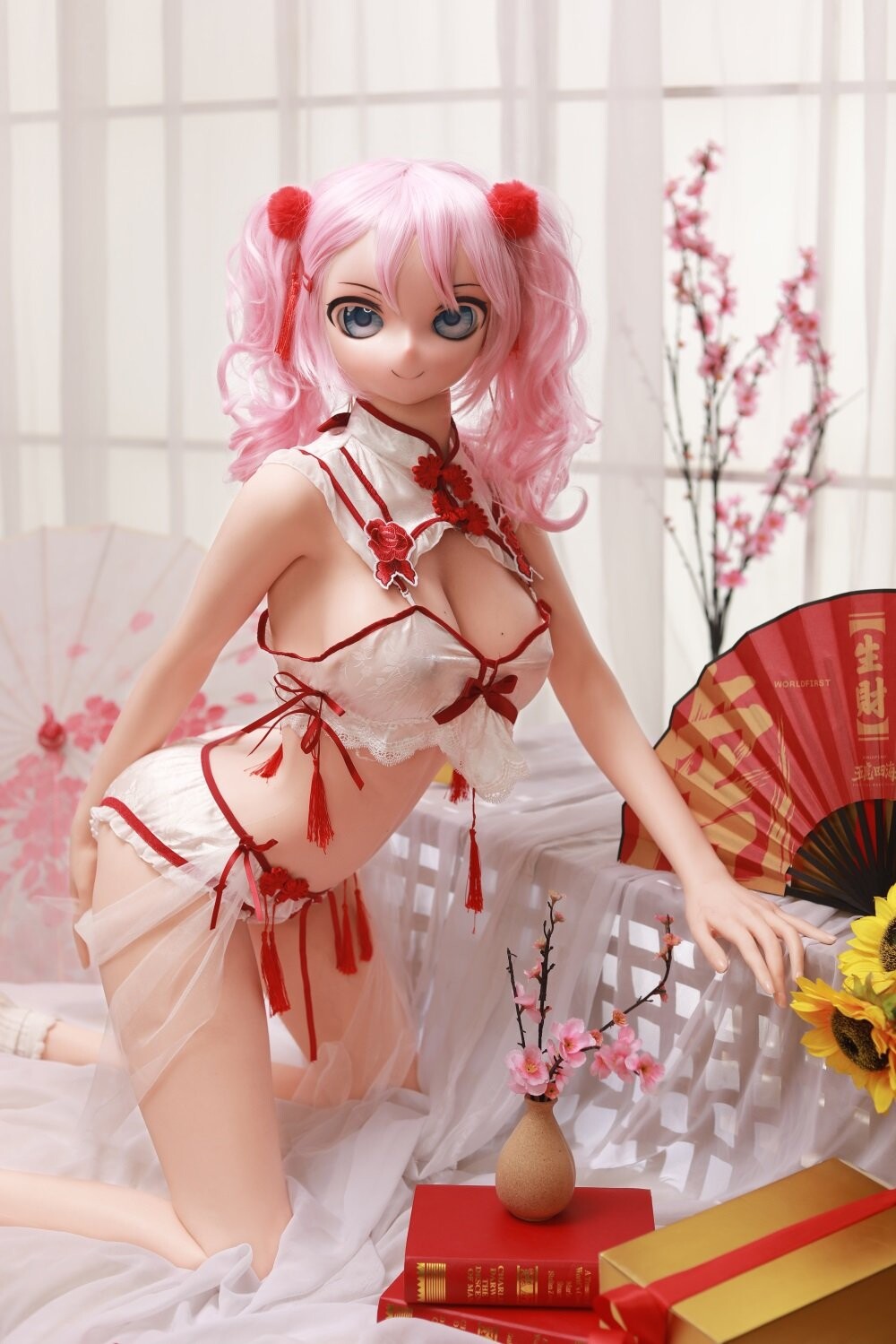 Realistic Anime Full Silicone Sex Doll with Big Boobs for Fantasy Lovers 5ft7