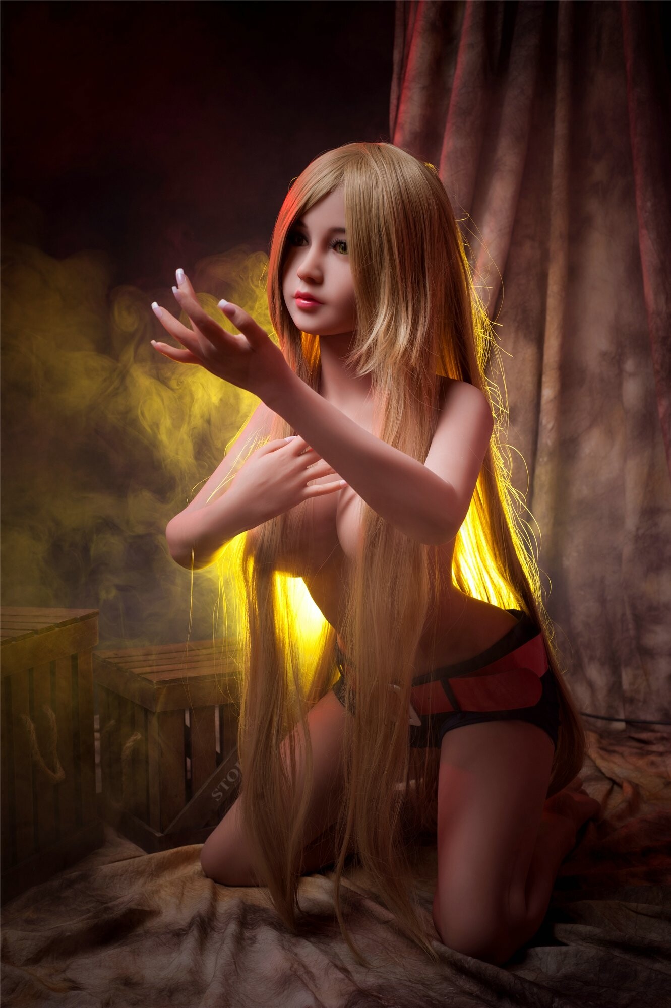 Silicone sex dolls 140cm with skeleton erotic sexy toys