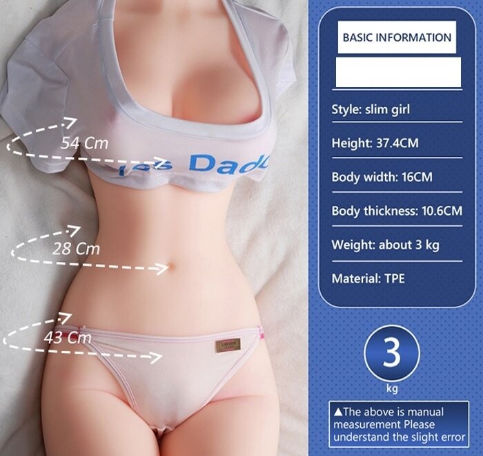 2.5kg /5.5LB Lifelike Sex Doll Torso 39CM