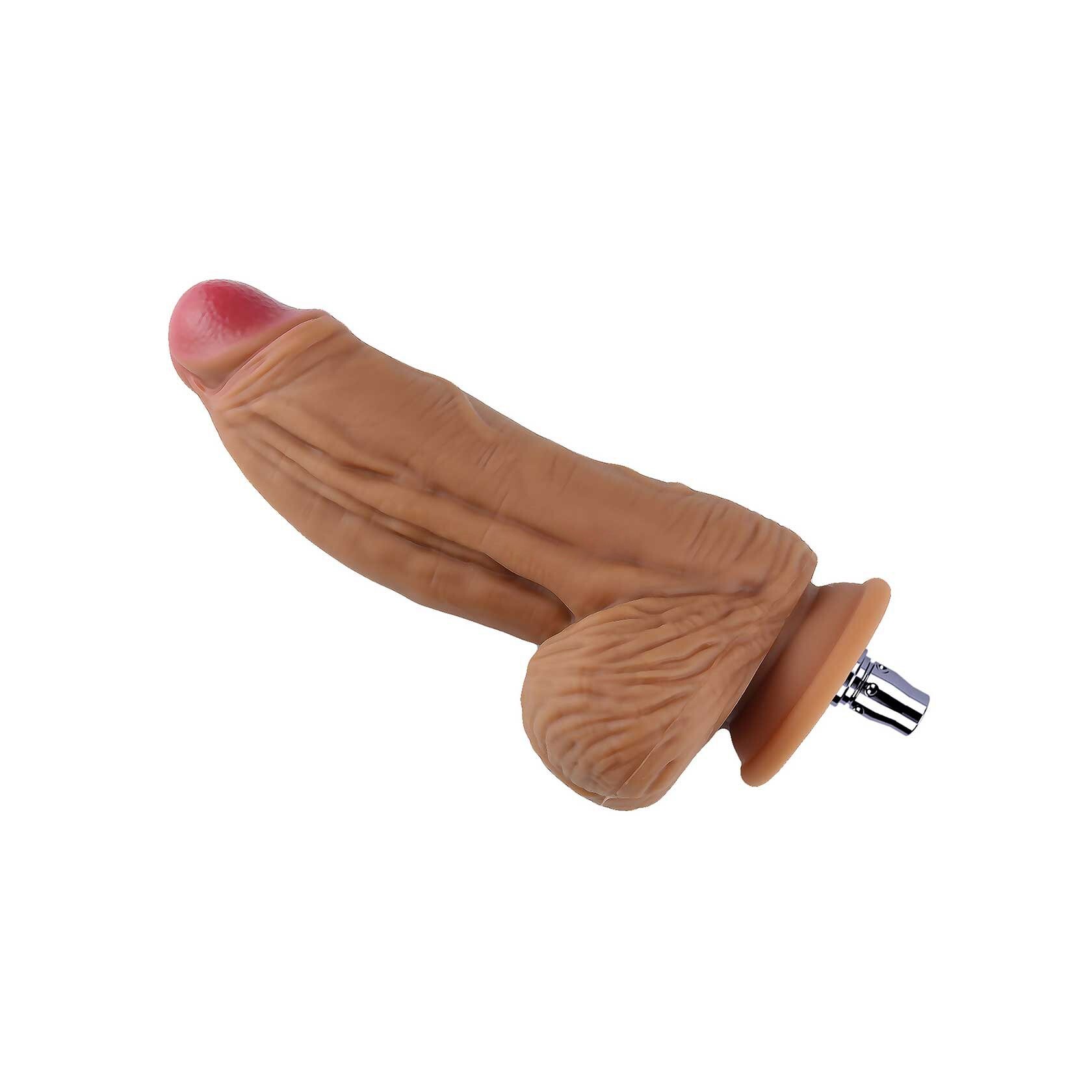 8.9inch Gigantic Thick Fat Cock Silicone Dildo with Balls for Jessky Sex Machines