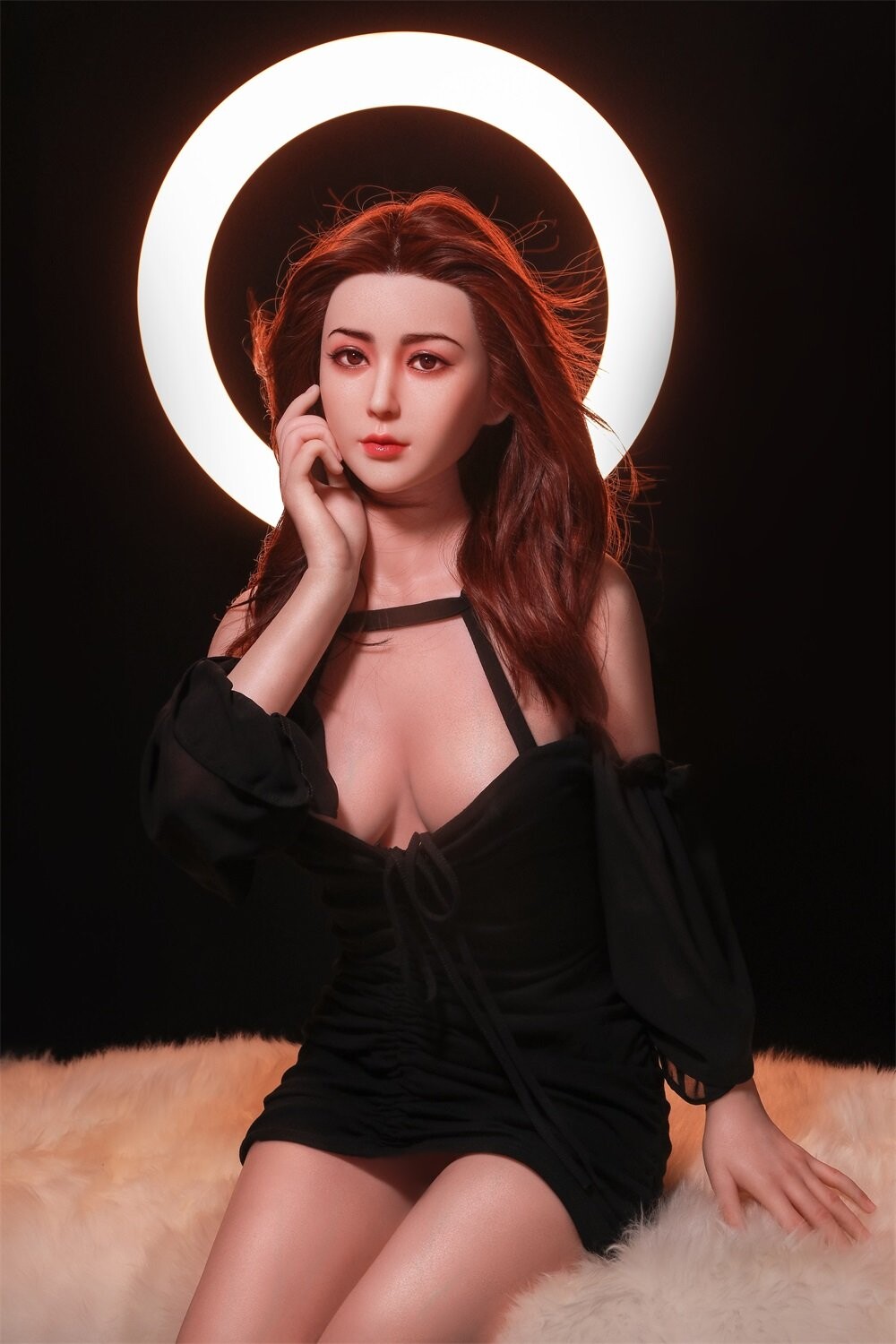 Big breasts sex doll with metal skeleton and realistic vagina and ass 5ft5/165cm