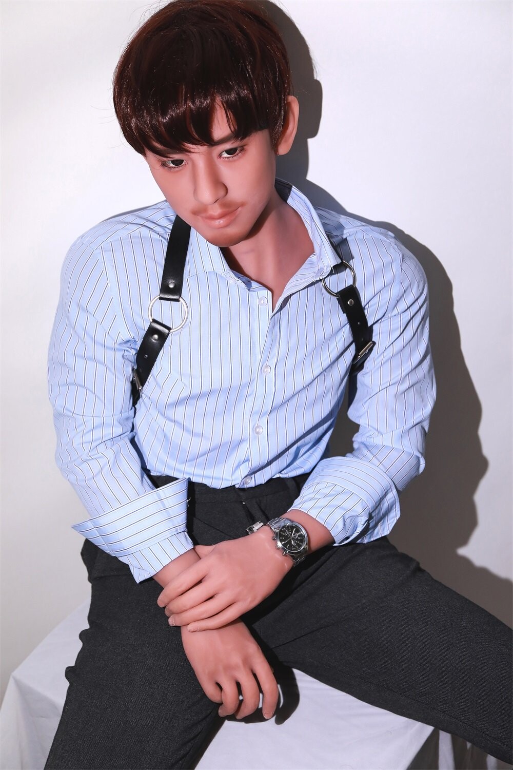 Gay Male Sex Doll Gentleman Sexdoll With 2pcs Big Penis 170cm(5.58ft)